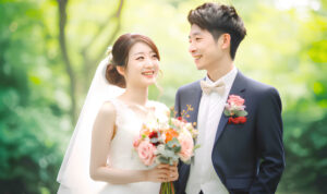 結婚式のカップル