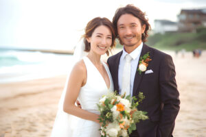 大人な新婚カップル