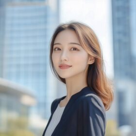 振り返る婚活女性