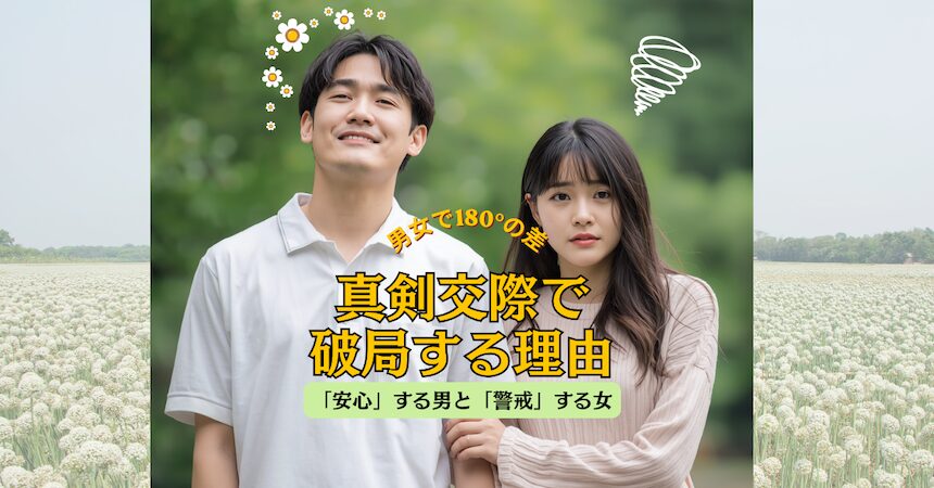 男女で違い過ぎる真剣交際終了の理由