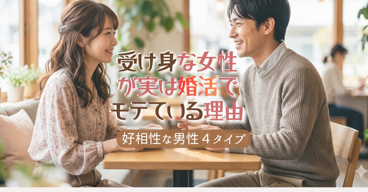受け身な女性と共感力がある男性のデート場面