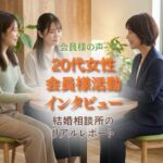 20代で結婚相談所に入会した女性たちのリアルな声｜インタビュー