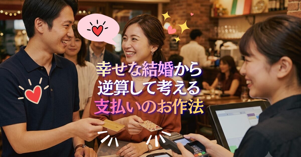 デート代を割り勘にする男女カップル
